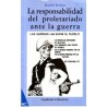 La responsabilidad del proletariado ante la guerra